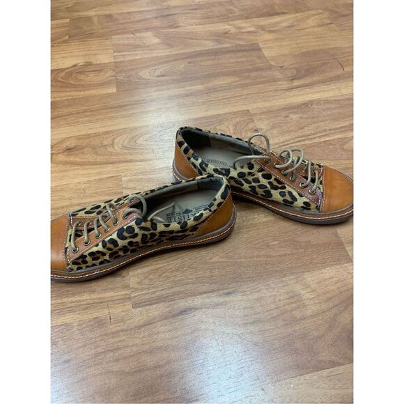 Spring Step Women's Brown Tan L’Artiste Leopard Oxford Shoes Size 35 - Picture 7 of 12